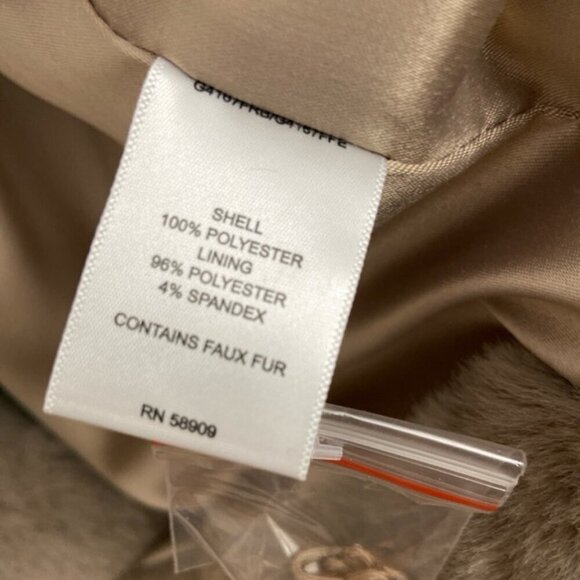 Gibson Latimer Faux Fur Coat Women’s Sz XL Brown Cozy. Hygge Neutral - Picture 5 of 8